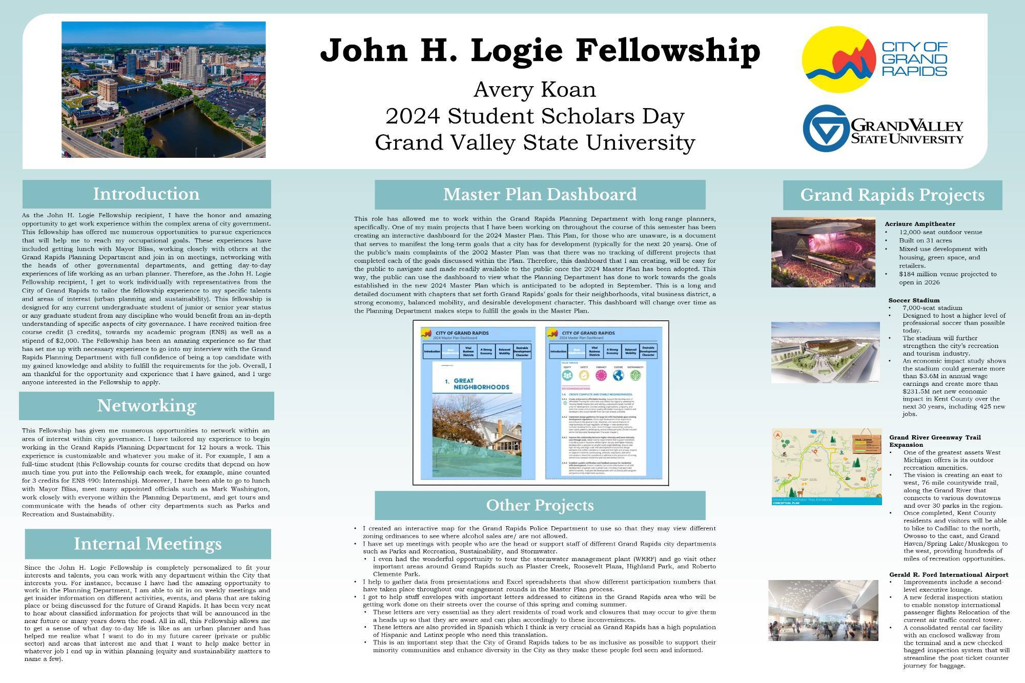 Avery Koan's Logie Fellow 2024 Student Scholars Day Poster